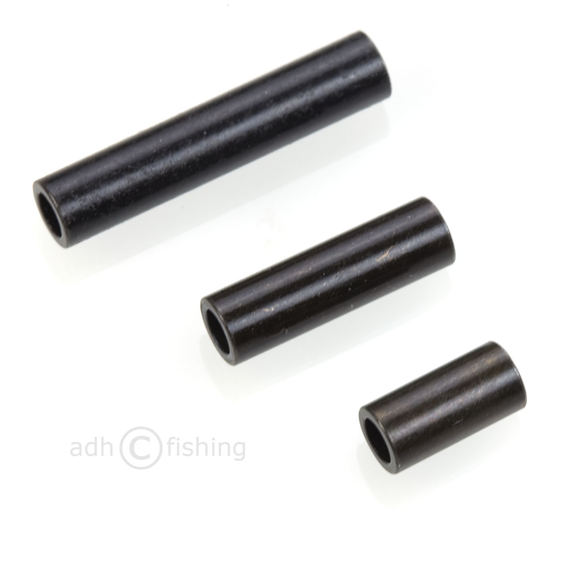 adh_tubing_schwarz_hi adh-fishing US Brass Tube Weights Cylinder black