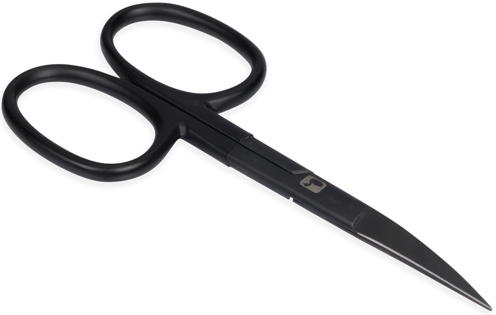 Loon Ergo Curved Hair Scissors Black