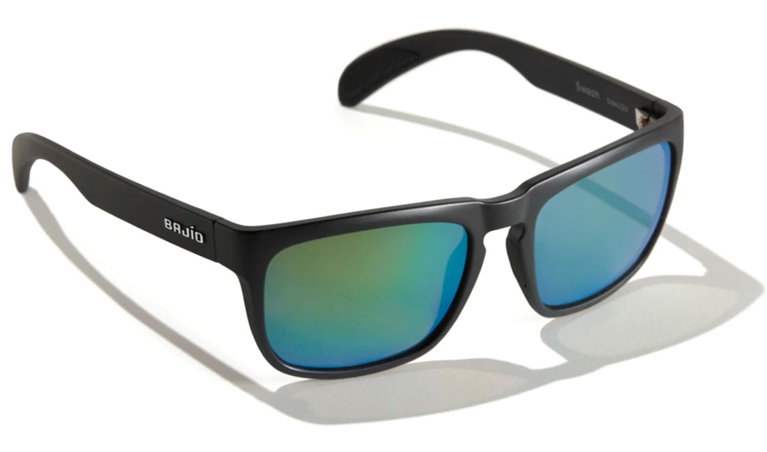 P-21843_Bajio_Polarisationsbrille_Swash_Black_Matte_Green_Mirror_PC_1 Bajio Polarized Glasses Swash - Black Matte (Green Mirror PC)