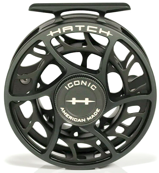 Hatch Custom Iconic Large Arbor Limited Edition gargoyle green Fly Reel