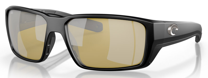 Costa_Fantail_Pro_Matte_Black_Sunrise_Silver_Mirror_1 Costa Polarized Glasses Fantail Pro - Matte Black (Sunrise Silver Mirror 580G)