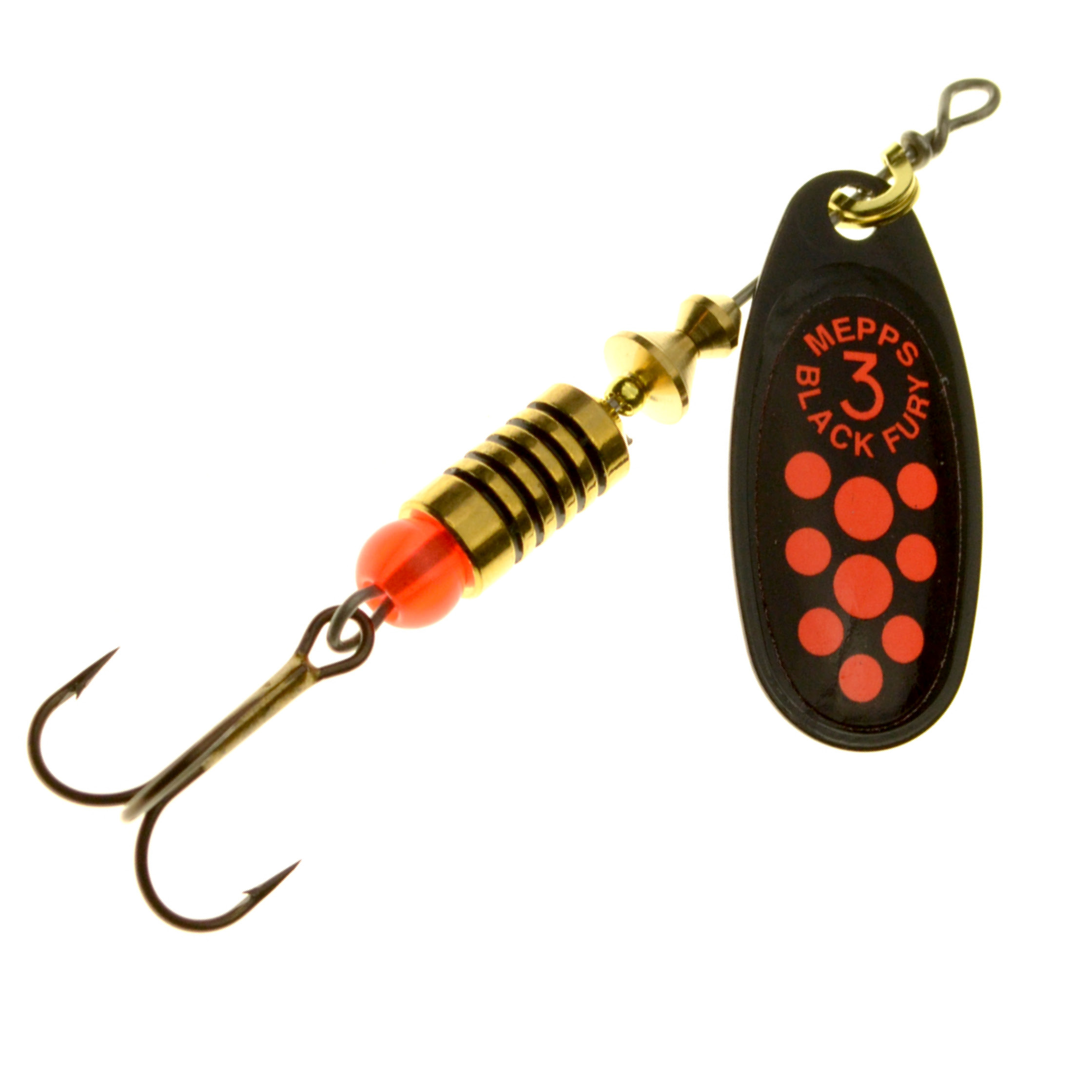 Mepps Black Fury Spinner black/red