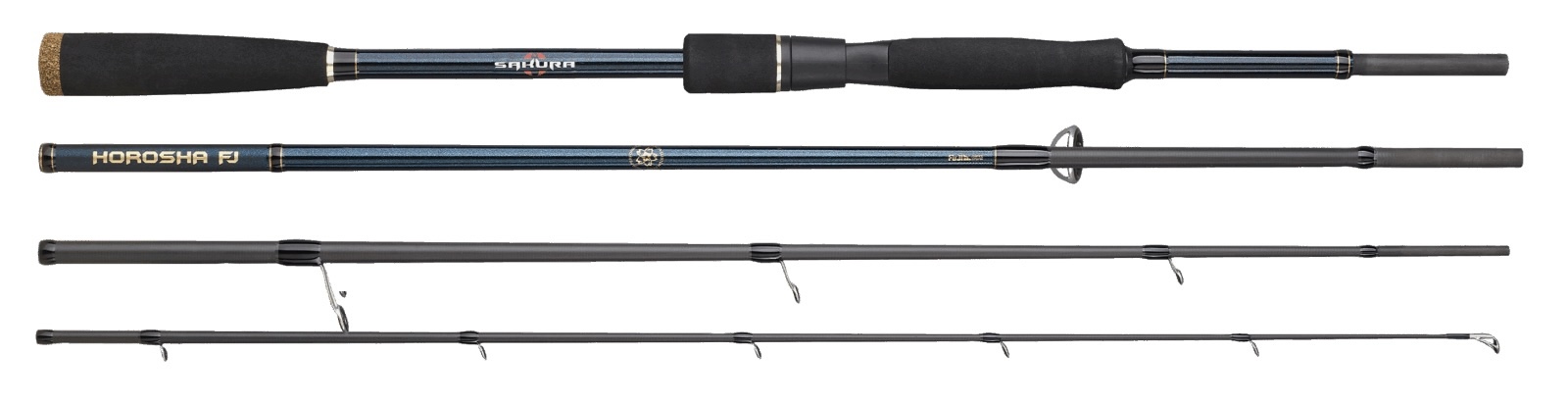 SAKURA HOROSHA FJ SPINNING HOS 4-piece travel rod with Fuji Components