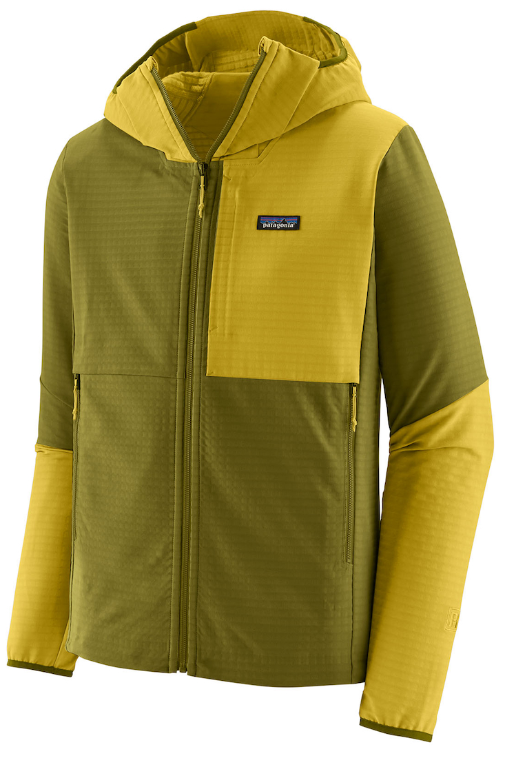 Patagonia M's R1 TechFace Hoody Fleece GRZG - Graze Green