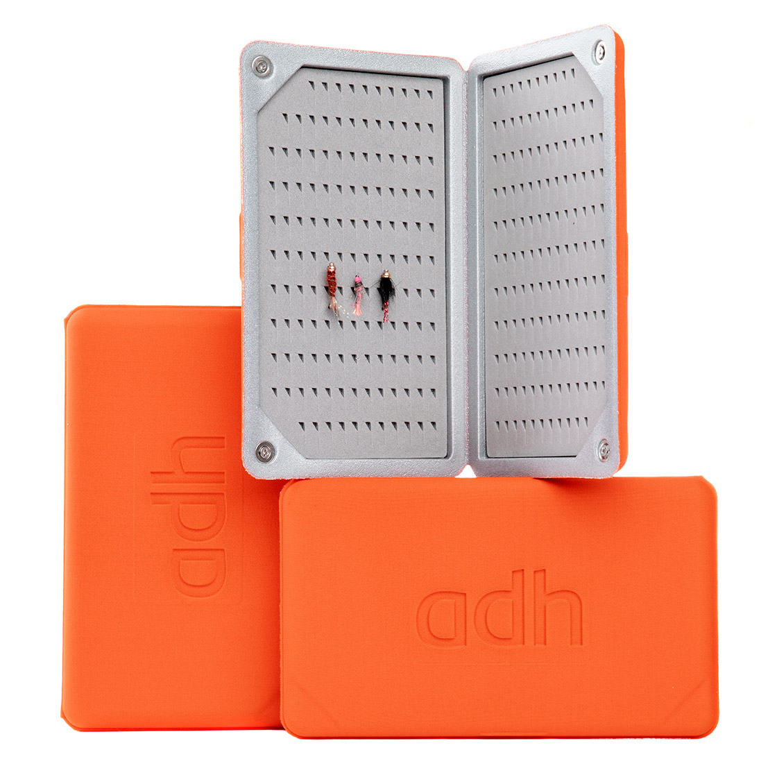 adh-fishing Foam Fly Box Nymph Ultralight orange