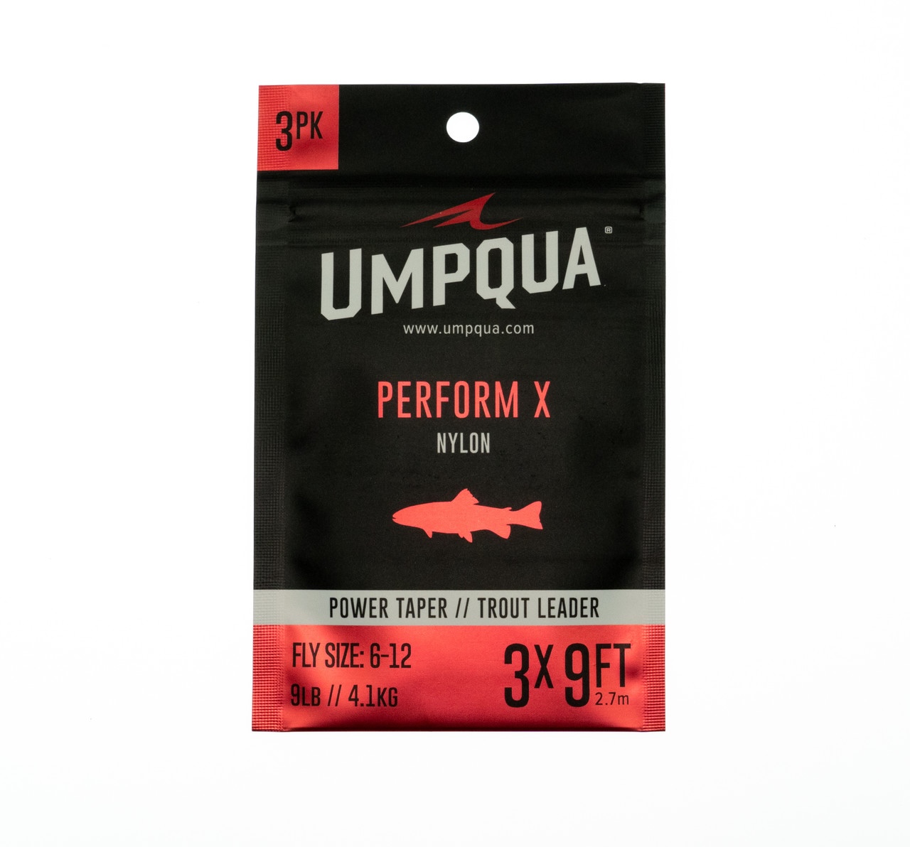 Umpqua Perform X Power Taper Leader 9ft 3pc Value Pack Leader