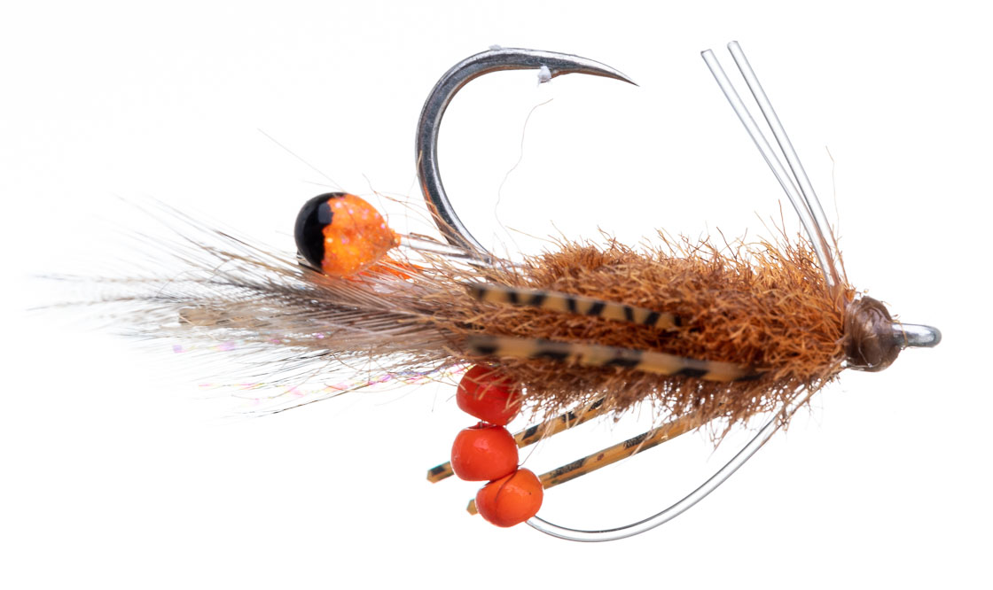 Fishient_H2O_Salzwasserfliege_Rolling_Bead_Fishient_Crab_-redfish-_1 H2O Saltwater Fly - Rolling Bead Fishient Crab redfish