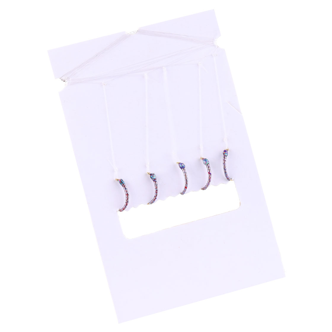 Coregone 5-hook leader chiro dk. red nymph set