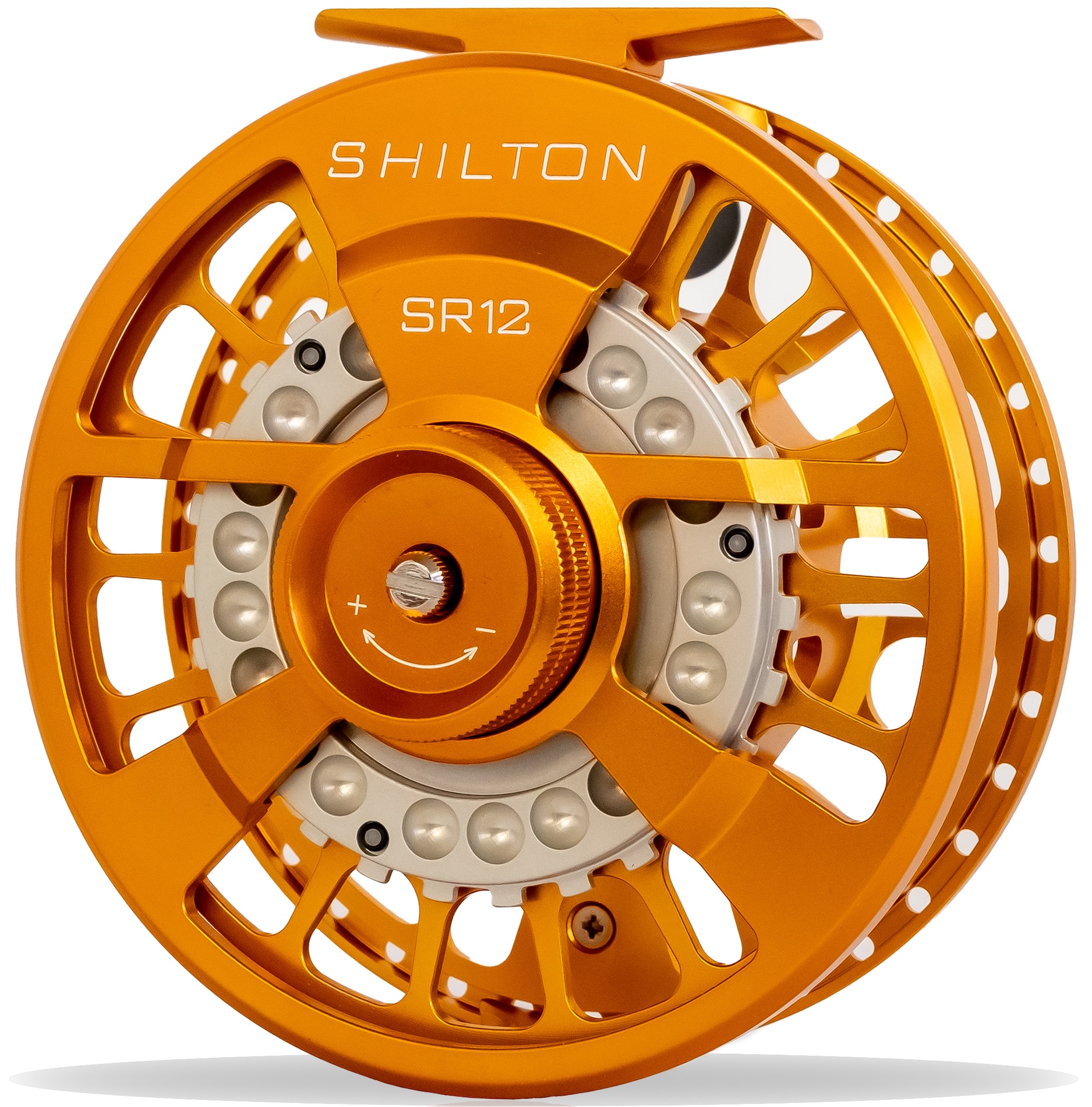 Shilton SR Series Custom Fly Reel Gold-Gold-Titanium