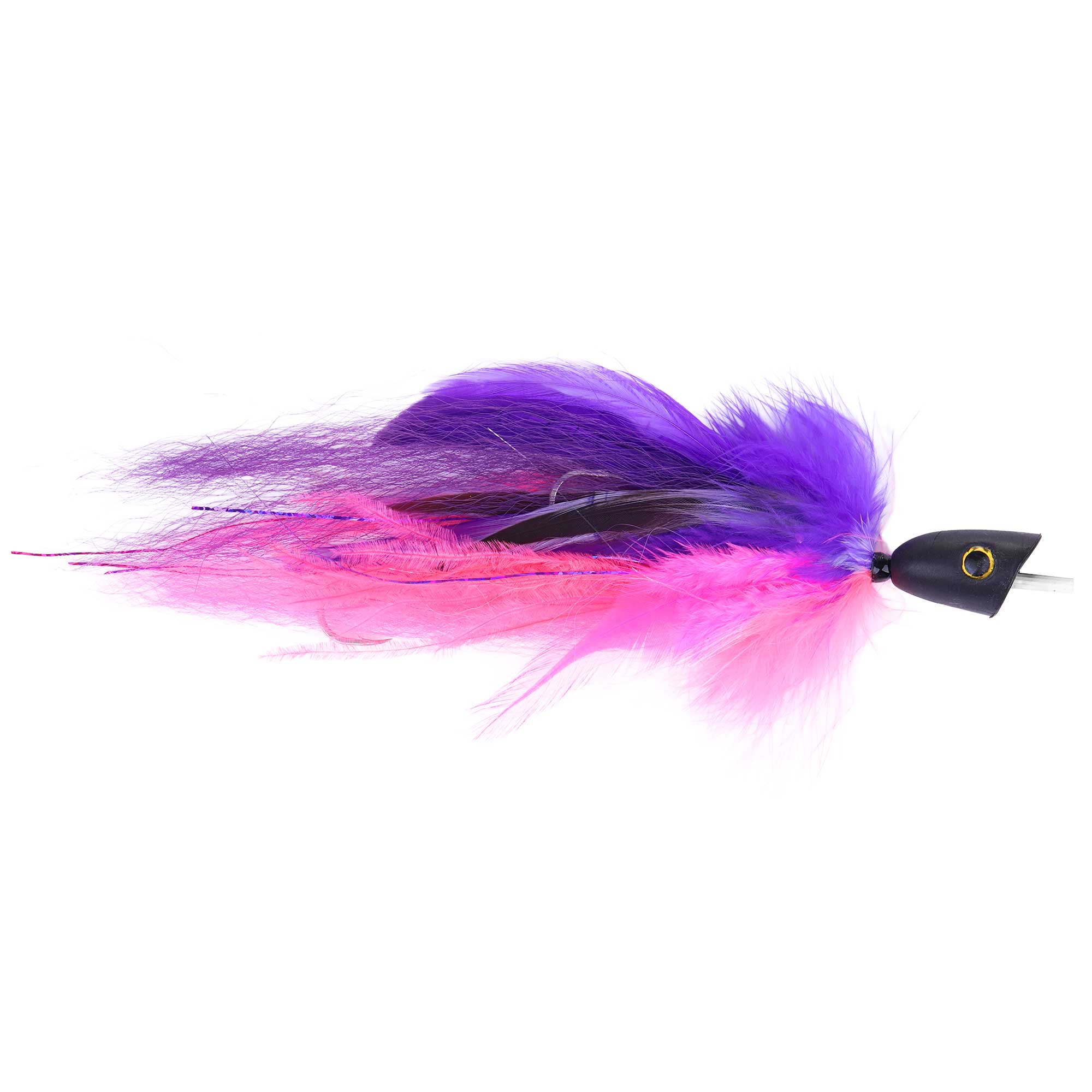 Superflies Purple & Pink Sailfish Tubefly with additional Popperhead and Rig
