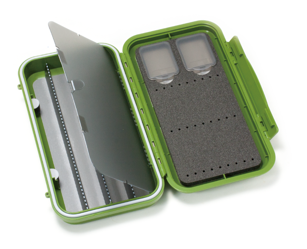 C&F Design CF-3404V Waterproof Tube Fly Box olive