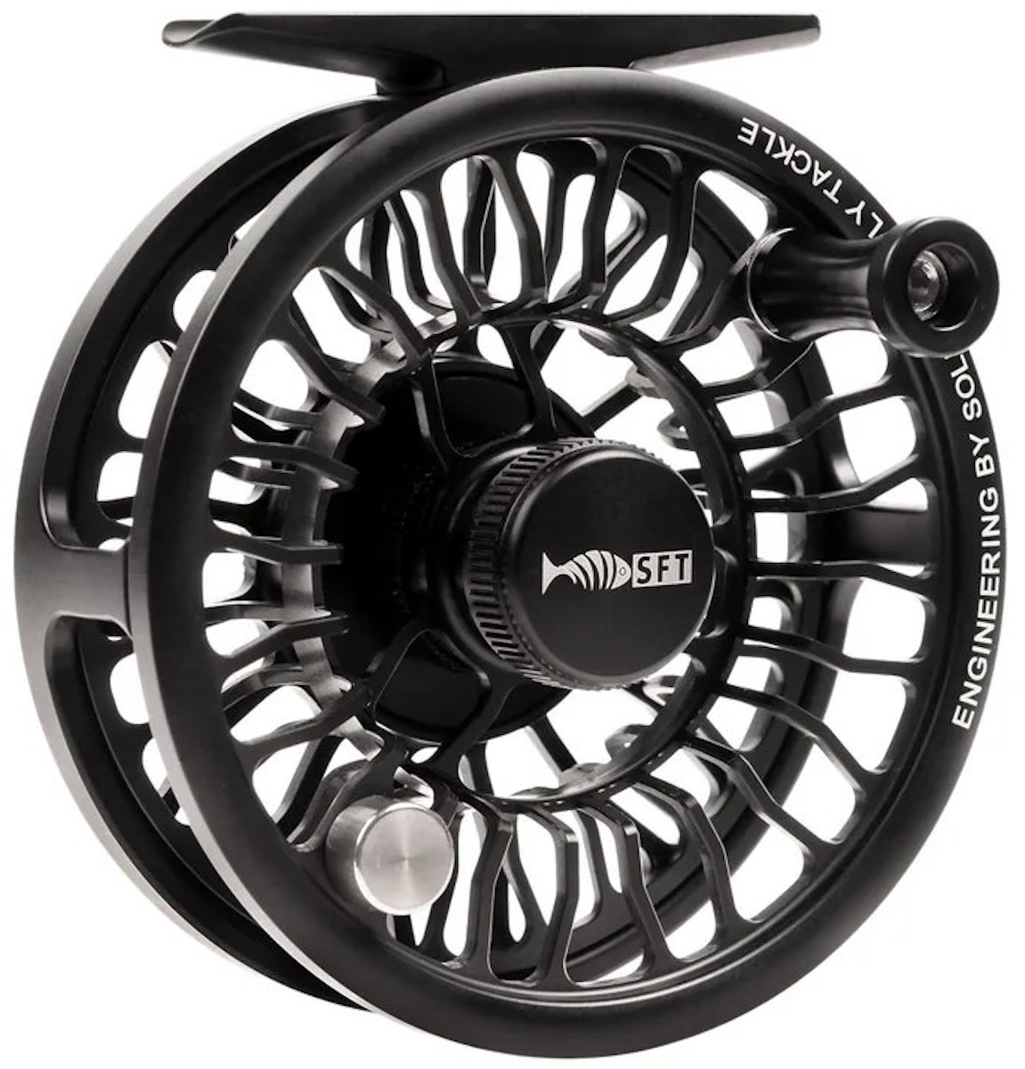 Soldarini Shadow Fullframe Euronymph fly reel matte black