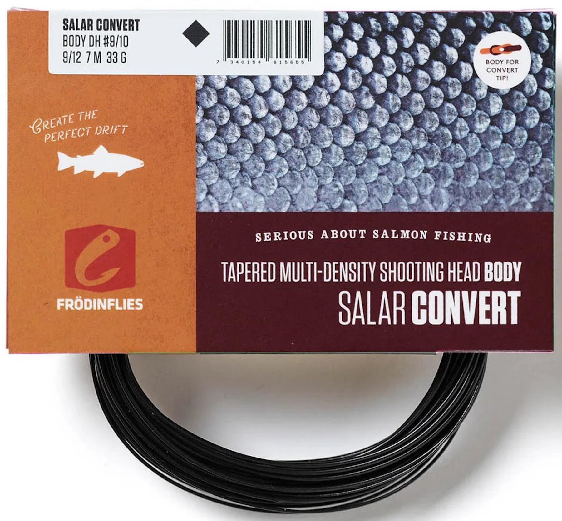 Frödin Salar Convert Short Spey Doublehand Shooting Head Sink9-Sink12