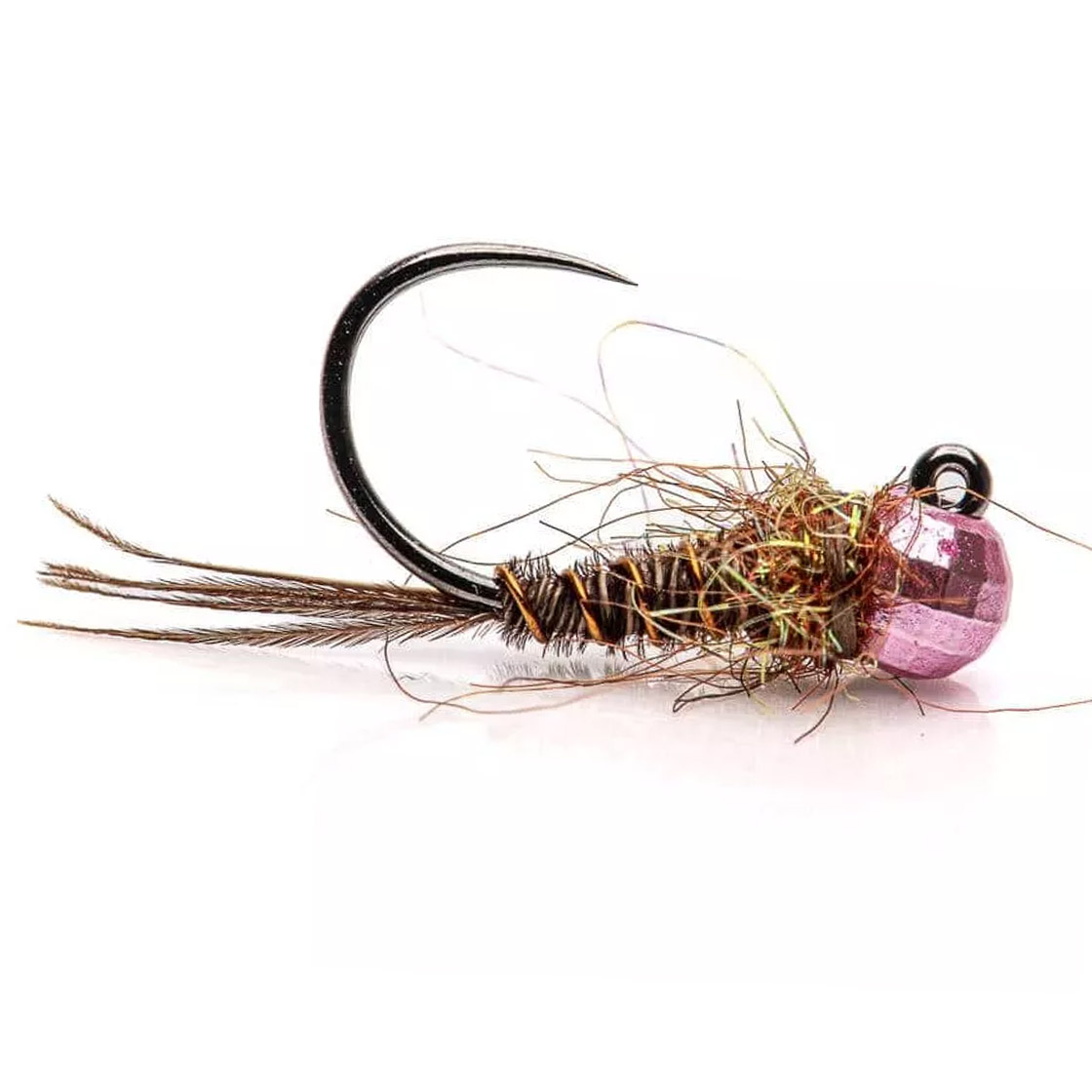 Superflies_Tungsten_Nymphe_Pheasant_Tail_Disco_Jig_Light_Pink Superflies Tungsten Nymph Pheasant Tail Disco Jig Light Pink