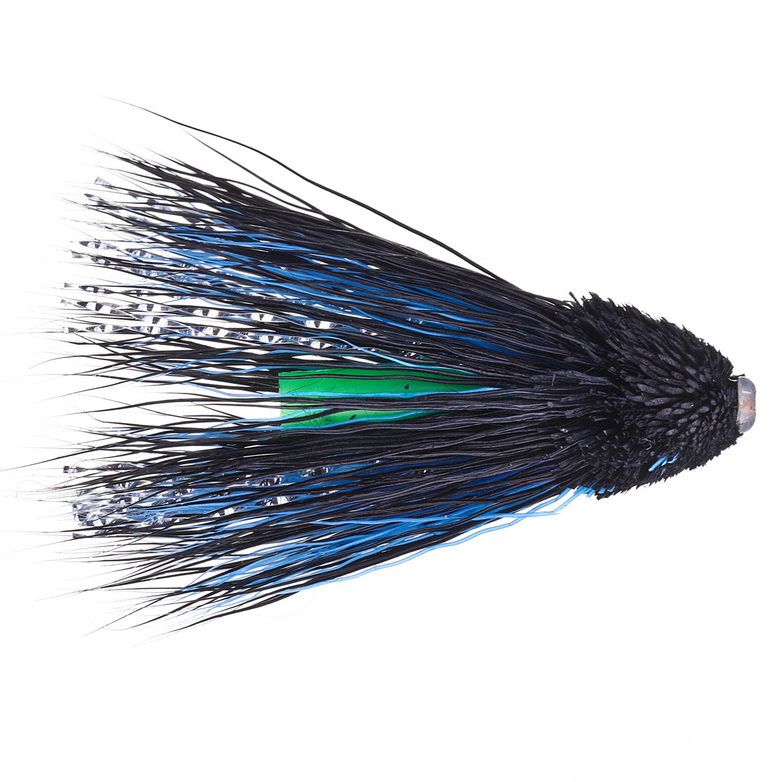 Superflies Salmon Fly - Skating Muddler blue & green