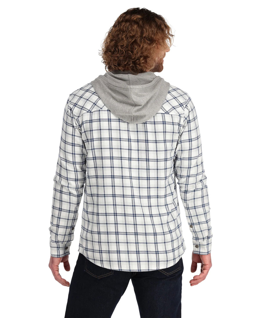 Simms_Santee_Flannel_Hoody_Hemd_navy_storm_steel_blue_stripe_3 Beispielbild (andere Farbe)