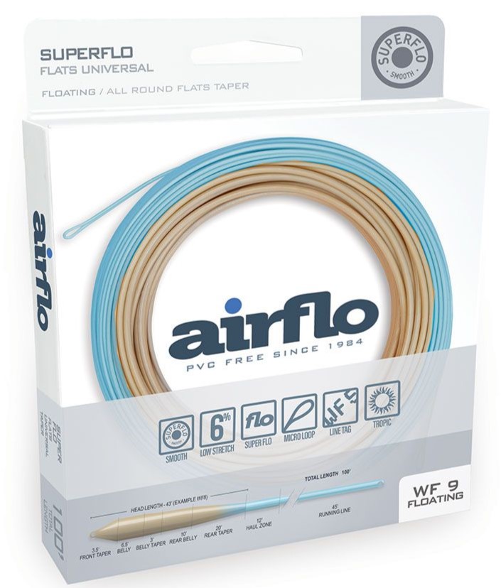 P-28942_Airflo_Superflo_Flats_Universal_Floating_Tropical_Saltwater_Fliegenschnur_Sand_Blue_Sky_1 Airflo Superflo Flats Universal Floating Tropical Saltwater Fly Line Sand/BlueSky