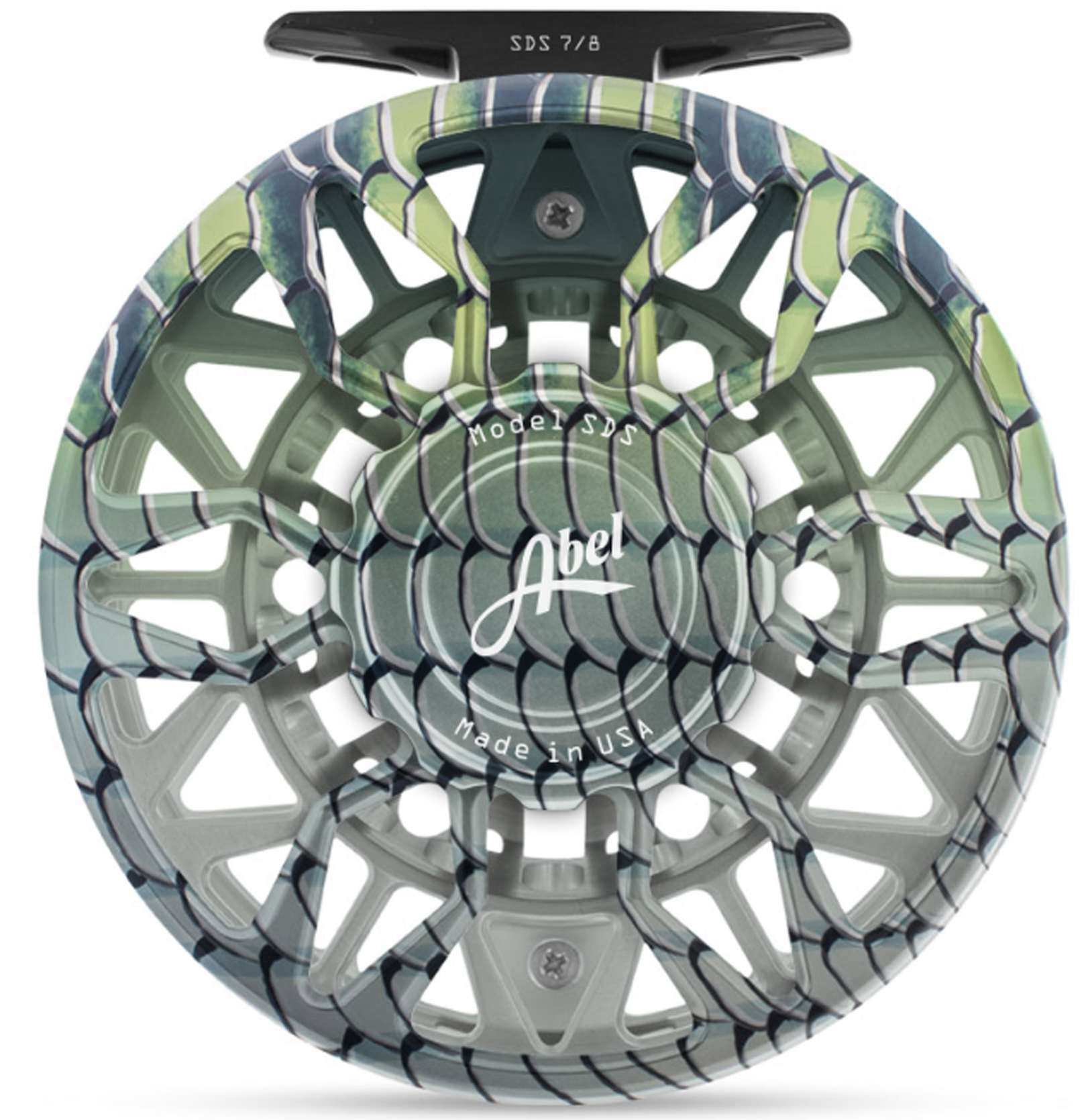 Abel SDS Salt # 7/8 Bonefish Platinum Handle