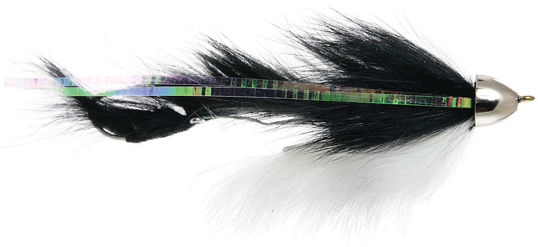 Umpqua Fly Dolly Llama Mini Black & White #2 Streamer