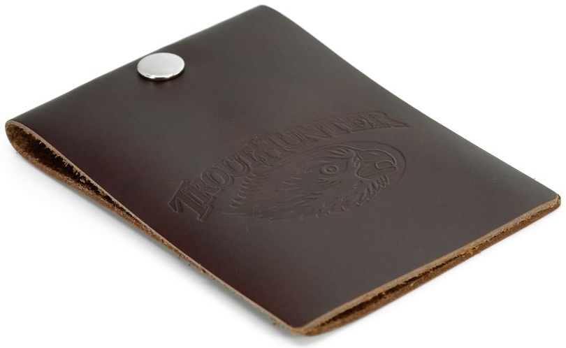 Trout Hunter Leader Wallet Dark Brown