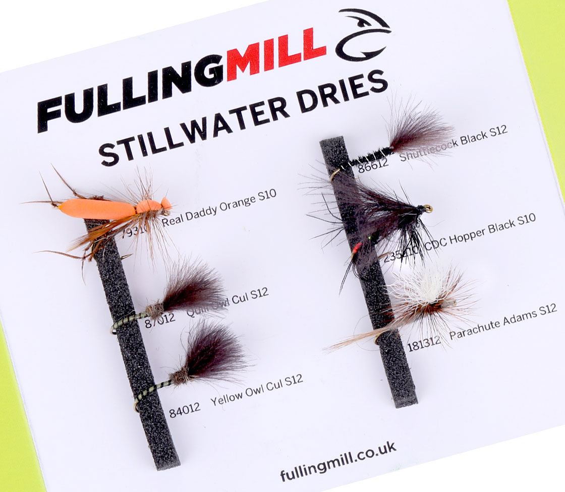 P-26888_Fulling-Mill-Fliegenset-Stillwater-Dries-Trockenfliegen-Selection Fulling Mill Fly Set Stillwater Dries Dry Fly Selection