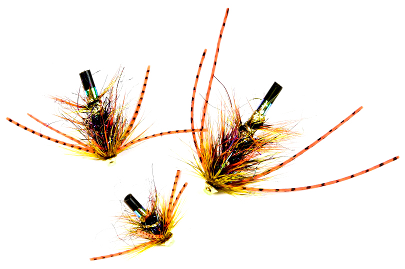 Frödin Flies Tubefly Set Loose Body Series - Willie Gun Rubberlegs 