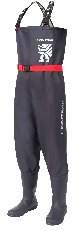 Finntrail Waders Timber Bootfoot dark grey with Boots