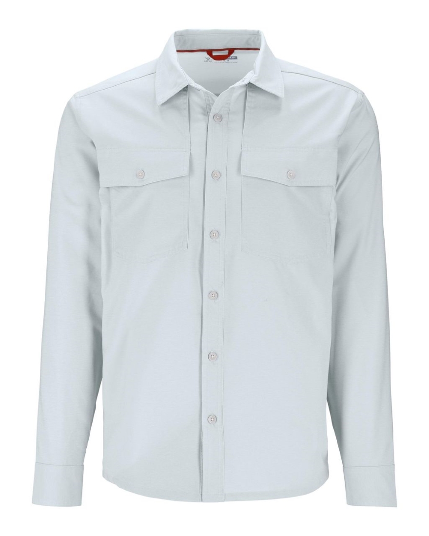 Simms No-See-Um Bugstopper Shirt Hemd Bimini Blue Heather