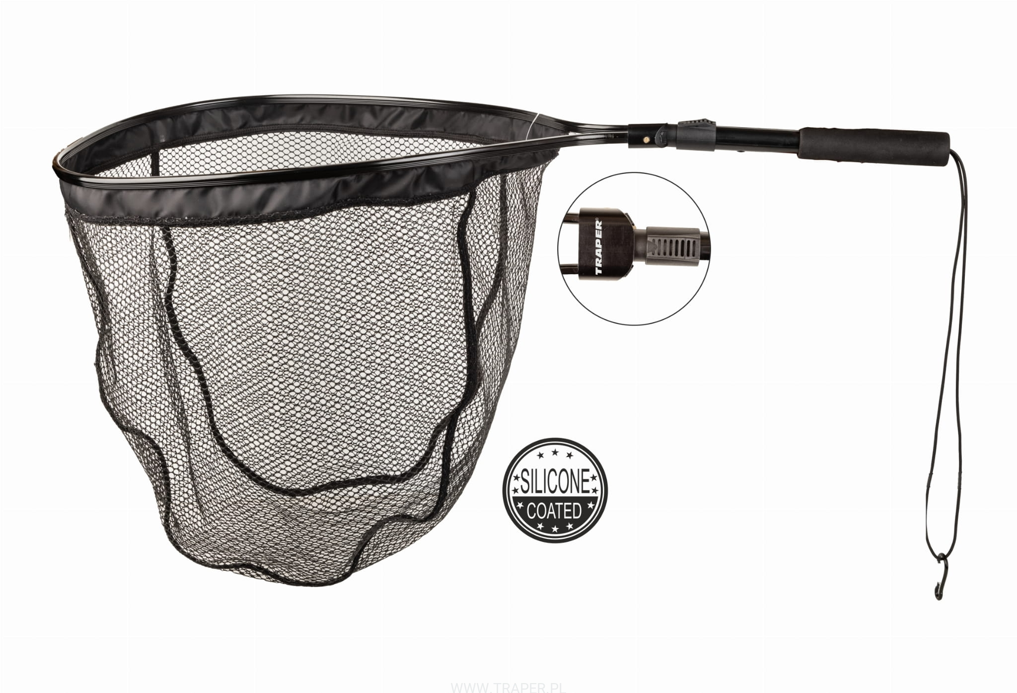 Traper Foldable Net Creek foldable wader with silicone coated protective net