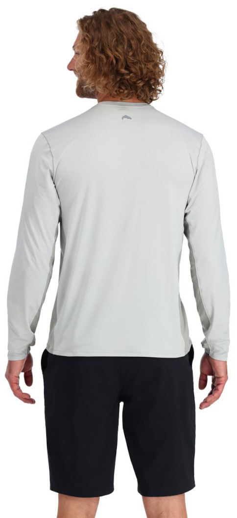 Simms_Solarflex_Crew_Langarmhemd_sterling_cinder_Person_back Beispiel (andere Farbe)