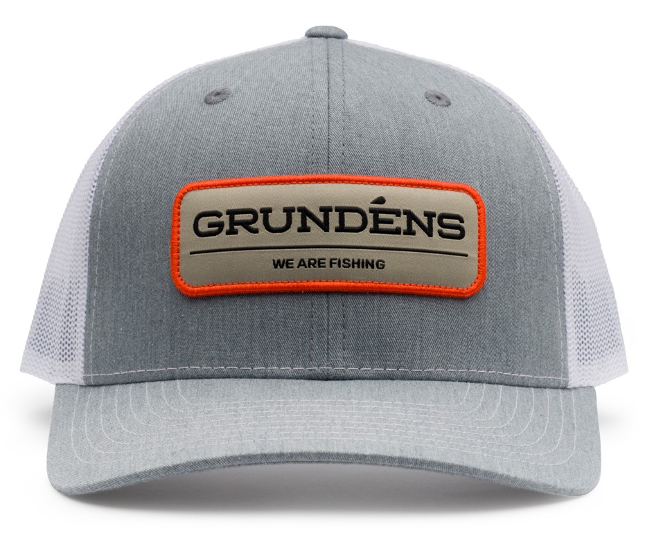 Grundéns We Are Fishing Trucker Cap heather grey/ black