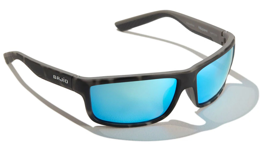 Bajio Polarized Glasses Nippers - Squall Tort Matte (Blue Mirror Glass)