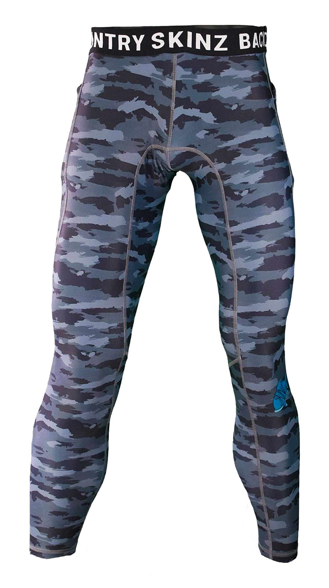 Backcountry Skinz Solar Flexz UV-Pro Wet Wading Pant Blue Slate Camo Leggins