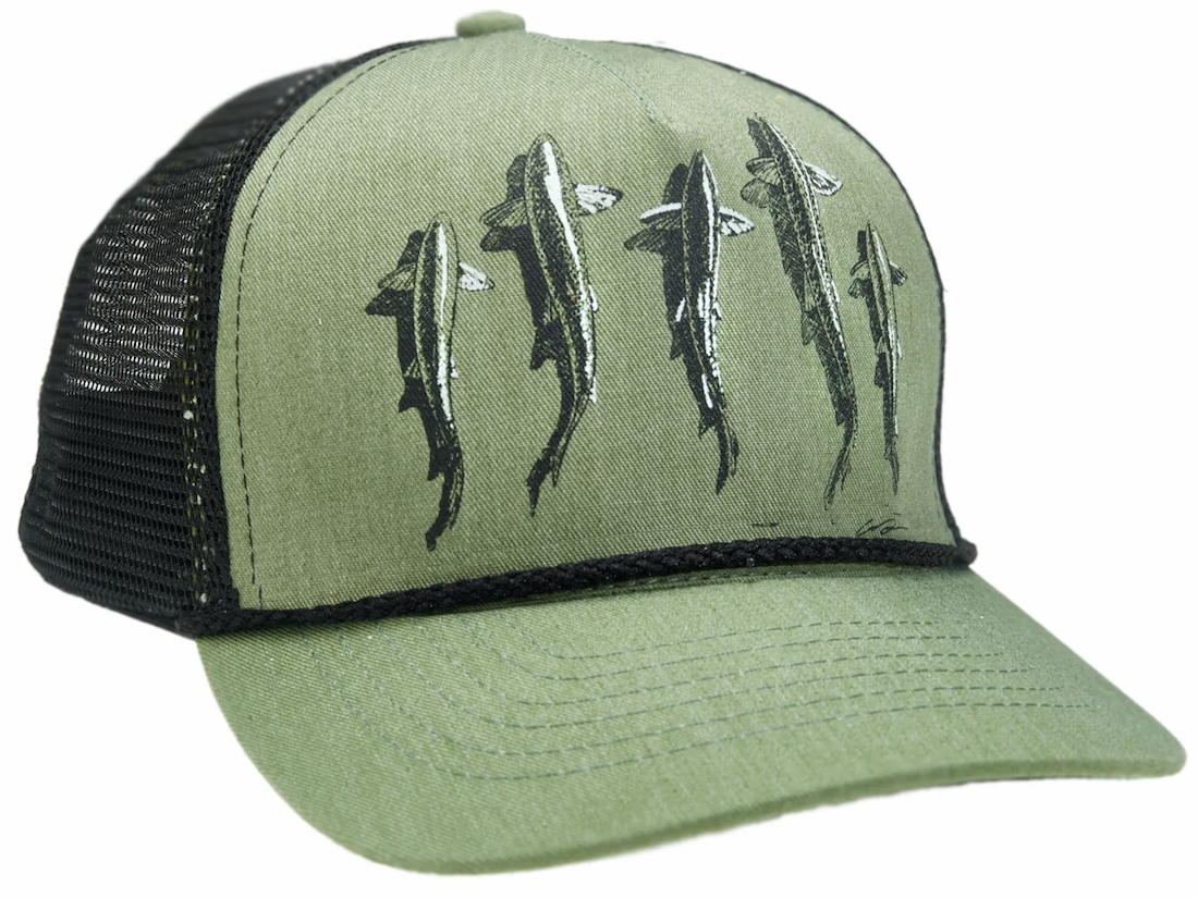 RepYourWater Trout Country 5 Panel Hat Cap 