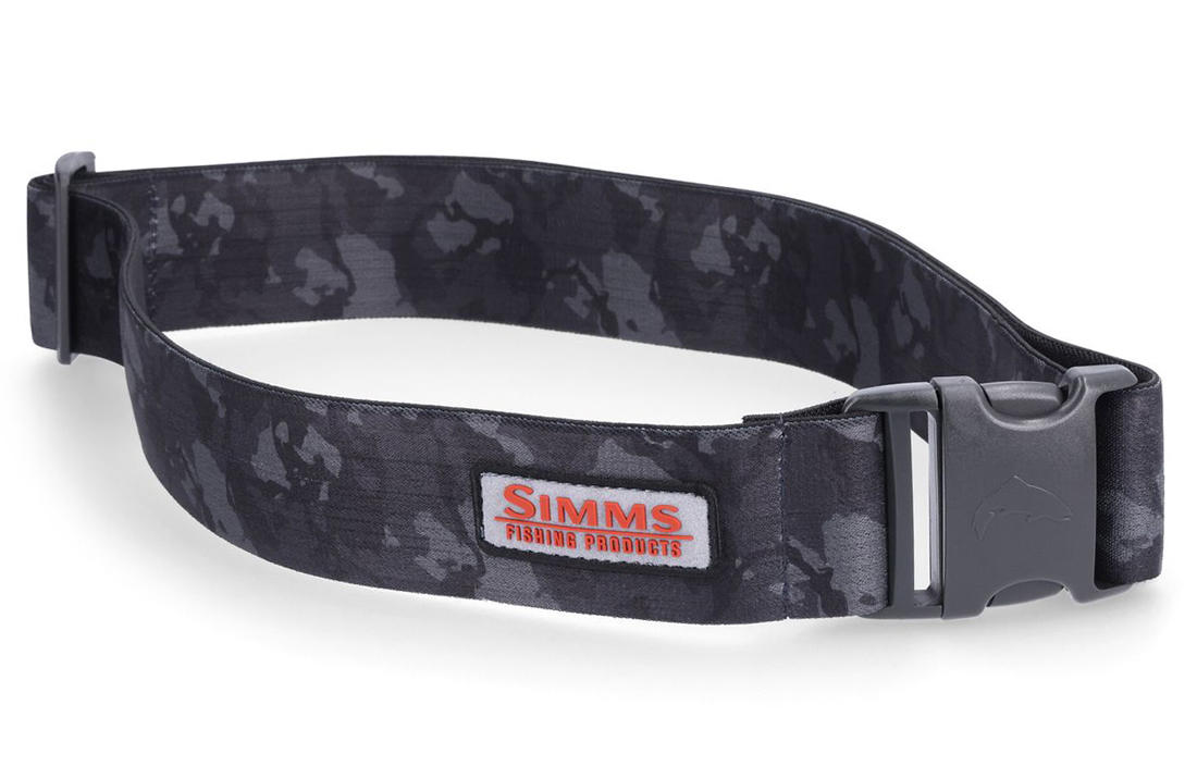 Simms Wading Belt regiment camo carbon
