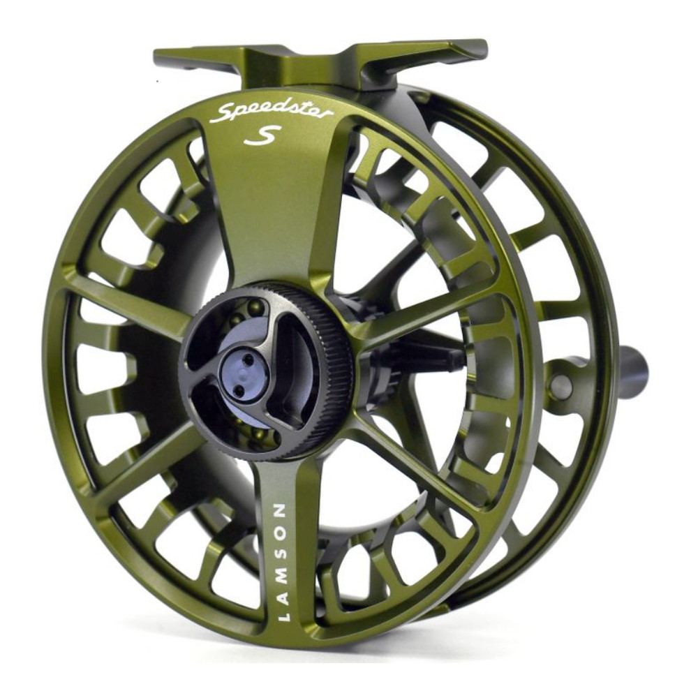 P-23464_Waterworks-Lamson_Speedster_S_Fliegenrolle_olive_green_3 Lamson Speedster S Fly Reel olive green