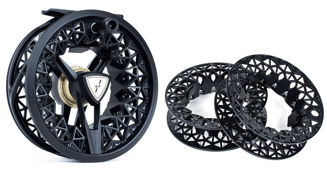 Guideline NOVA Cassette Full Frame fly reel #68 black