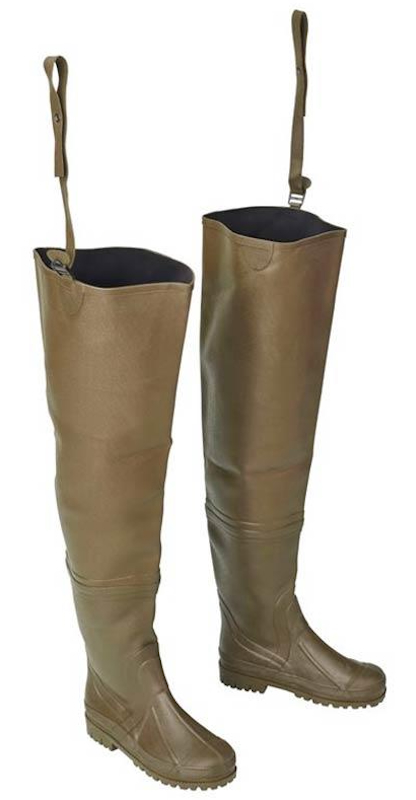 Garbolino Wading Boots Made of Natural Rubber with Neoprene Jersey Lining