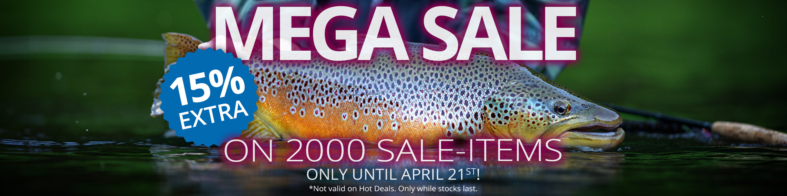 MEGA SALE: 15% Extra off 2000 Sale items until 4/21