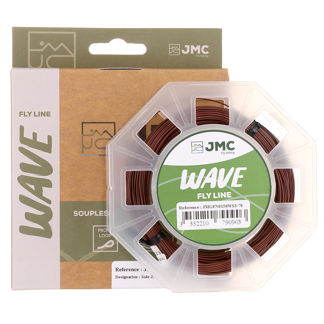 P-27422_JMC-Wave-WF-Sink-3-_-7-8-Streamer-Fliegenschnur_ JMC Wave WF Sink 3 - # 7/8 Streamer Fly Line