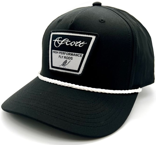 Scott Cap 5 Panel Classic Rope Hat With Mayfly Logo Patch on the Front