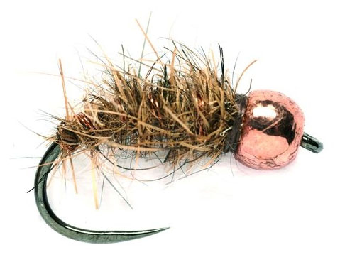 fulling_mill_th_copper_hares_ear Fulling Mill Nymph - Hare's Ear Copper Tungsten Barbless