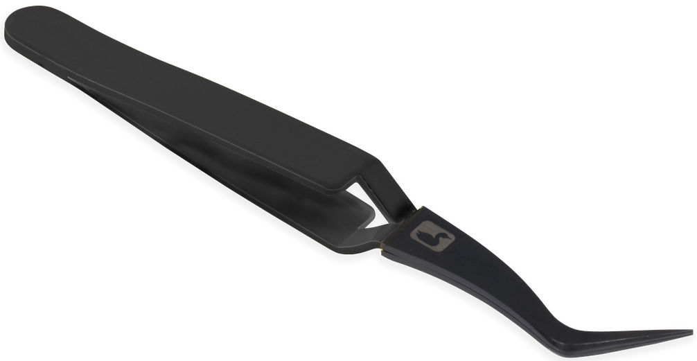 Loon Micro Tip  D-Loop Tweezer - Black Loon Micro Tip  D-Loop Tweezer - Black