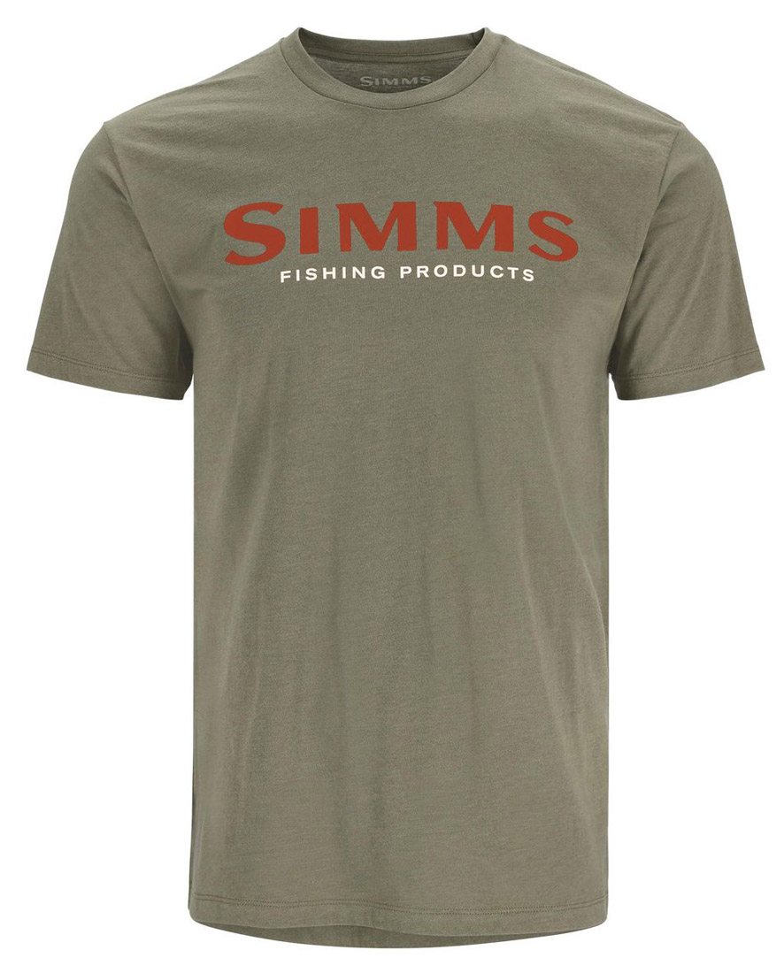 Simms_Logo_TShirt_simms_orange_military_heather_1 Simms Logo T-Shirt simms orange/military heather