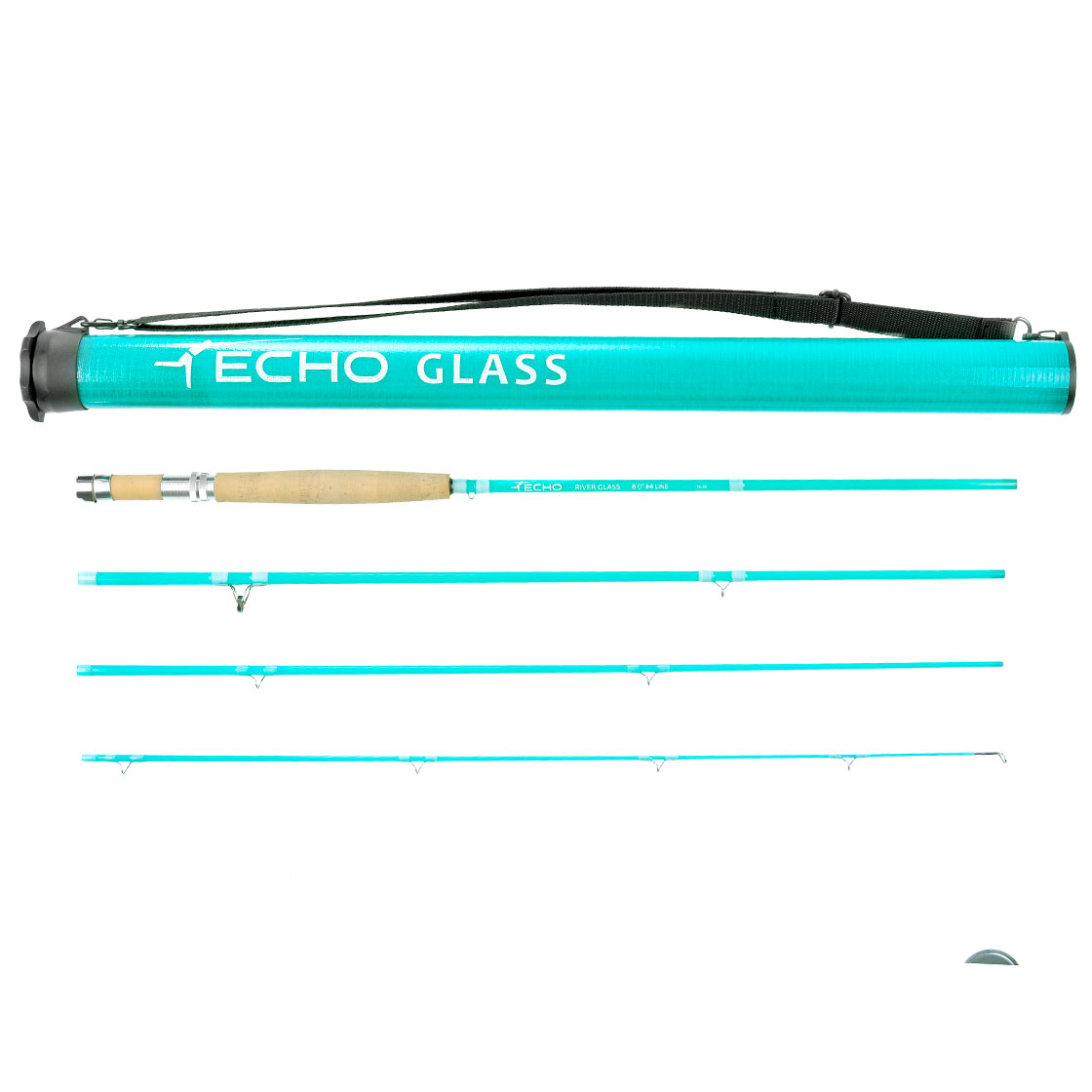 Echo River Glass Single Handed Fly Rod glacier