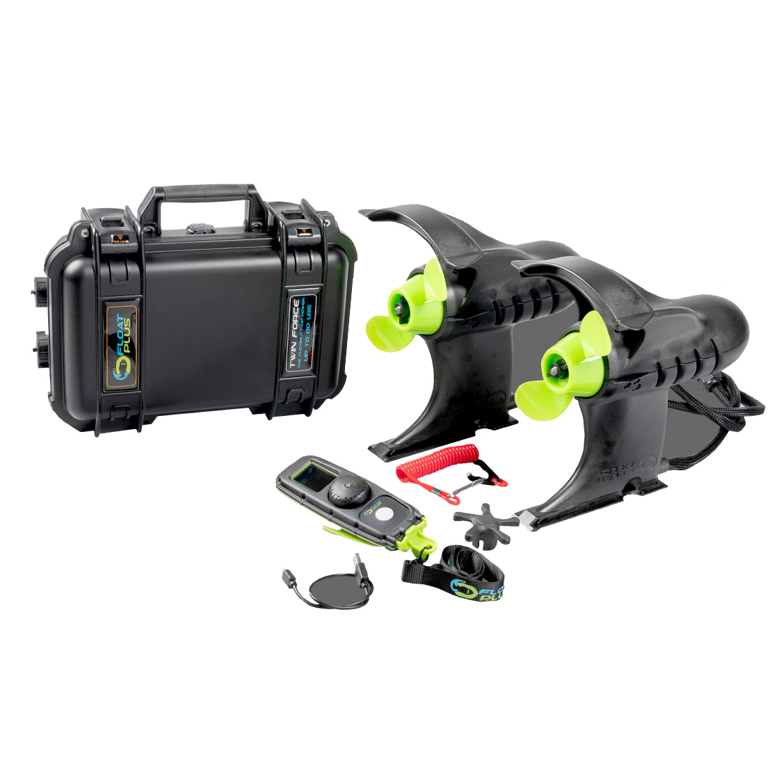 Float Plus Twin Force System with Bellyboat Motor (without battery)