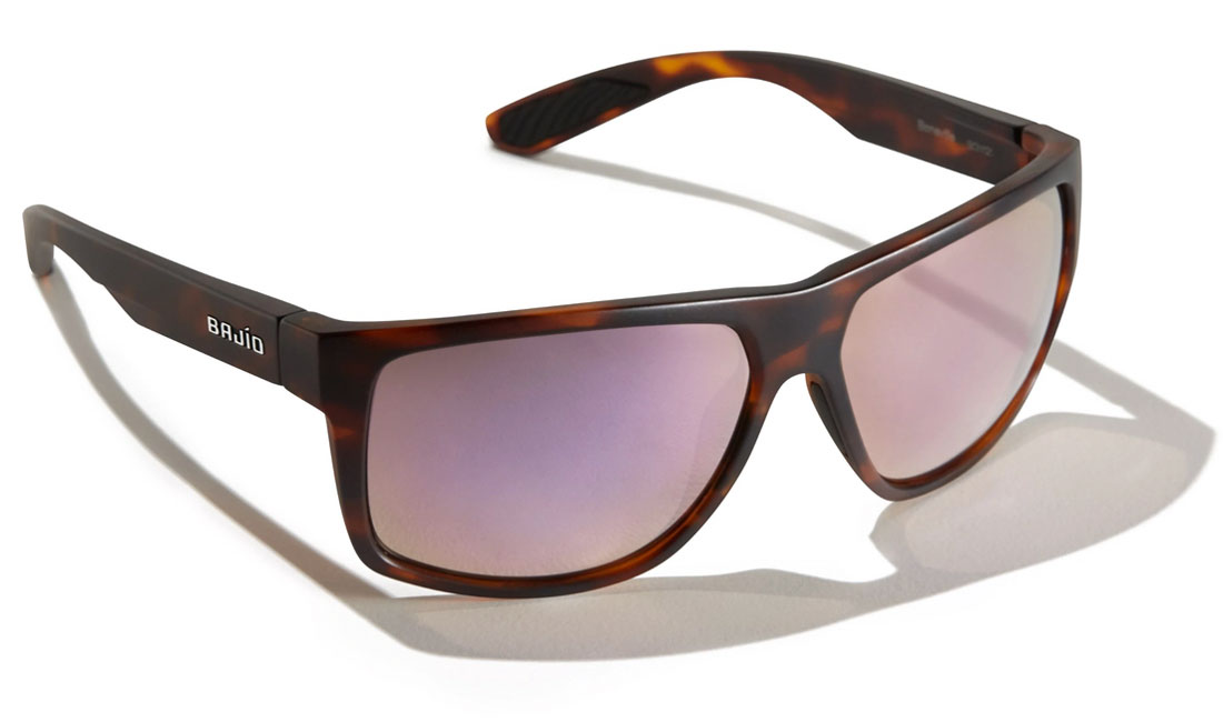 Bajio Polarized Glasses Boneville - Dark Tort Matte (Rose Mirror Glass)