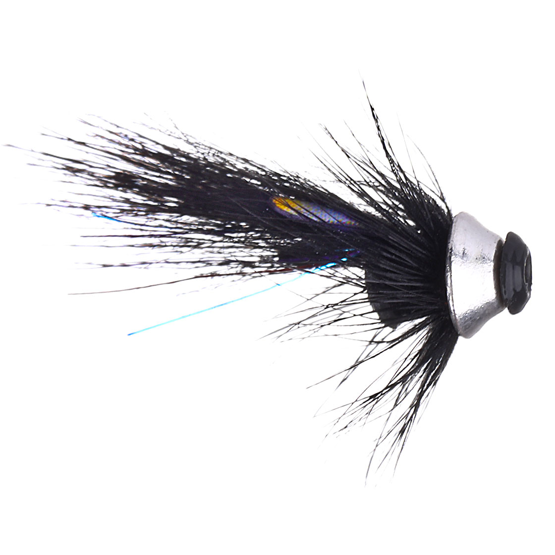 P-23451_frodinflies_icelandic-nano-series_black-silver Frödin Flies Tube Fly Icelandic Nano Series - Black & Silver