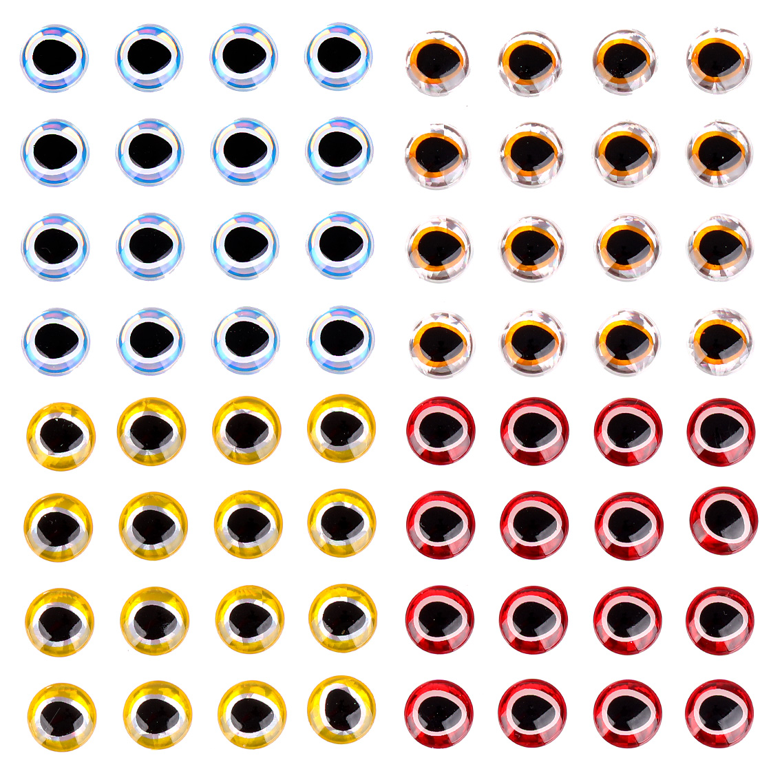 Fulling Mill Epoxy 3D Baitfish Eyes - Big Pack - 