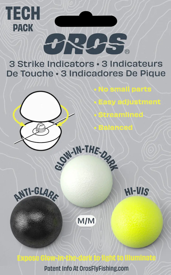 Oros Strike Indicator Tech Pack 3er Set Hi-Vis, Glow In The Dark, Anti Glare